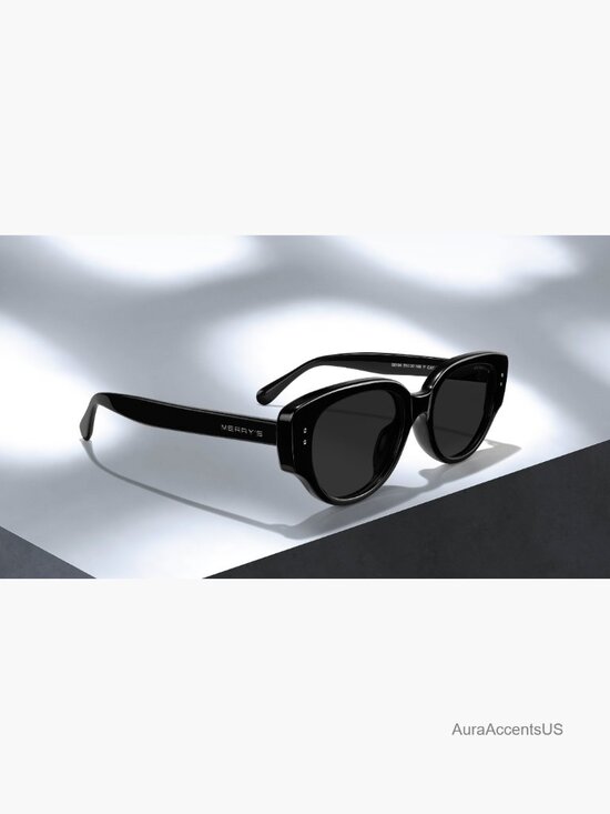 Retro Cat Eye Polarized UV400 Sunglasses Narrows Pointy Acetate Frame main image 5